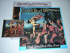 CRASH TEST DUMMIES CD ALBUM- GOD SHUFFLED HIS FEET + 2 PROMOTIONAL 12"X12" CARDS