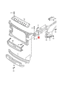 Genuine AUDI A5 S5 Cabriolet Coupe Sportback Audi Sp. Bracket 8W6807134A - Picture 1 of 1