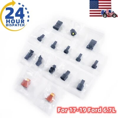 For 2017-2019 Ford 3.0L & 6.7L Tuner Harness Plug Kit F250 F350 F450 F650 F750 - Image 1 of 4