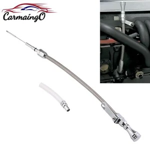 Stainless Flexible Oil Dipstick for LSX LS Car LS1 LS2 LS6 4.8L 5.7L 6.0L 6.2L - Picture 1 of 7