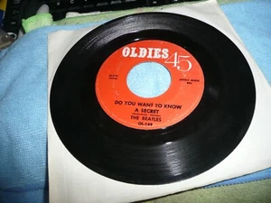 Platte 45 Beatles sehr selten Do Wanna Know A Secret on Oldies Top NM-45 - Bild 1 von 3