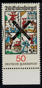 76) Bund 922 Unterrandmarke mit Andreaskreuzentwertung aus KBWZ Bogen ANGEBOT - Bild 1 von 1