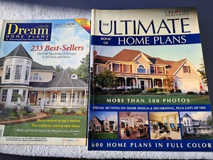 THE ULTIMATE BOOK OF HOME PLANS & DREAM HOME PLANS - 2 BKS - OVER 825 PLANS - Picture 1 of 6