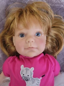 Bambola artista Reva Schick (di LEE MIDDLETON Dolls) 1996 capelli rossi occhi azzurri - Foto 1 di 5