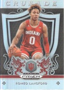 2019-20 Panini Prizm Draft Picks Basketball Silver #99 Romeo Langford CR