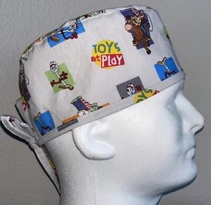 Toy Story Toys at Play Scrub Hat Chemo Cap - Picture 1 of 3