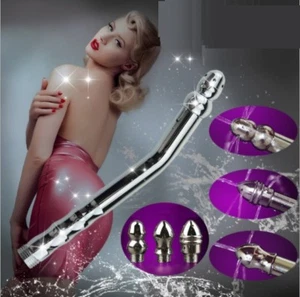 Limpiador vaginal anal de 3 boquillas enjuagador de ducha ducha ducha de riego colónico - Imagen 1 de 7