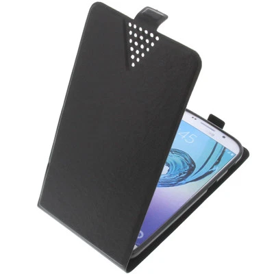 Custodia per Samsung Galaxy A5 2017 Protezione Stile Flip Custodia Nera - Immagine 1 di 4