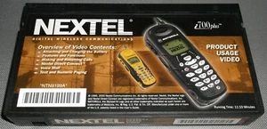 NEXTEL Motorola i700 Plus Cell Phone Product Usage Video VHS Tape NTN9199A 2000 - Photo 1 sur 1