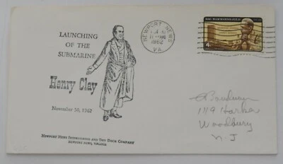 USS Henry Clay (SSBN 625) launched November 30 1962 Newport News Virginia - Image 1 of 2