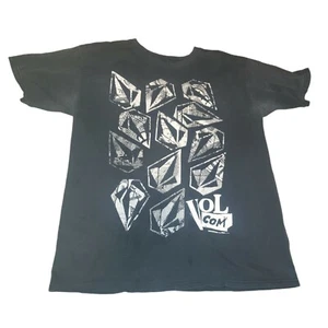 Camiseta Volcom Stone Mangas Cortas Para Hombre Talla Mediana Negra Skateboarding - Imagen 1 de 4