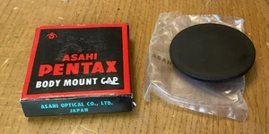 NOB ASAHI PENTAX OPTICAL CO. ORIGINAL BAKELITE M42 MOUNT CAMERA BODY CAP - Picture 1 of 3