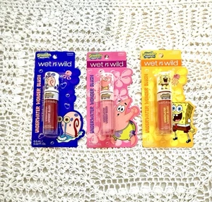 Lot Of 3pc Wet N Wild SpongeBob Underwater Wonder LIQUID BLUSH Coral Pink Berry - Picture 1 of 8