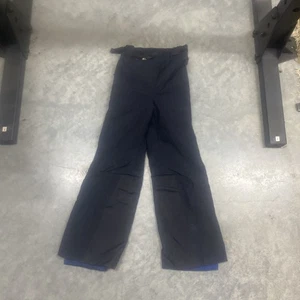 Patagonia Vtg Vintage Ski Snow Pants Women’s Size 4 Short Full Side Zip BlackBLU - Picture 1 of 8