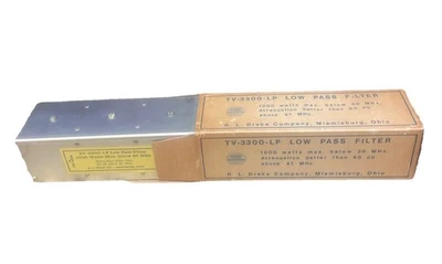 R. L. Drake NOS TV-3300-LP Low Pass Filter 1000 Watts - Image 1 of 4