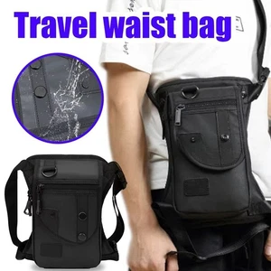 Drop Leg Bag Cycling Drop Leg Bag Travel Multi-Function Fanny Pack Bicycle - Picture 1 of 12
