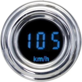 Dakota Digital Gauge 1 7/8" Mini Digital Speedometer KPH Only Blue MCL-4014R Foto 1 de 1