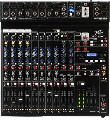 Peavey PV 14 AT Mixer with Auto-Tune and Bluetooth - Image 1 of 4