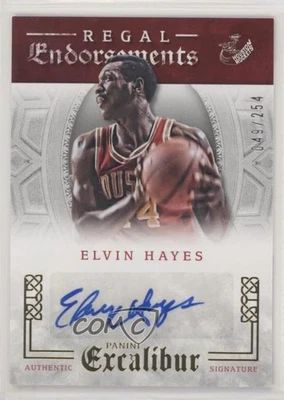 2015-16 Panini Excalibur Regal Endorsements /254 Elvin Hayes #RE-EHY Auto HOF - Image 1 of 2