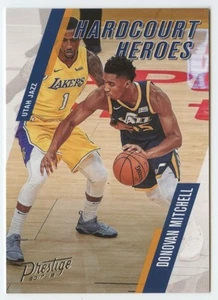 2017-18 Panini Prestige #11 Donovan Mitchell Hardcourt Heroes Rain - Picture 1 of 2