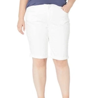 Pantalones cortos de jean blancos Democracy Ab Solution para mujer talla grande 24W nuevos con etiquetas Foto 1 de 4