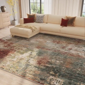Washable Area Rugs 8'x10' Non-Slip Modern Abstract Soft for Living Room Entry... - Picture 1 of 9