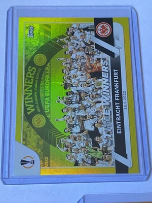 2022-23 Topps UEFA Eintracht Frankfurt Title Winner Yellow Foil /299 - Image 1 of 4