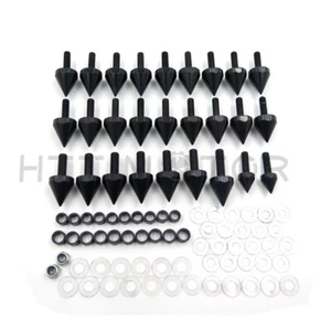 Kit de pernos de carenado de picos negros para motocicleta Honda CBR 900RR 1993-1999 - Imagen 1 de 9