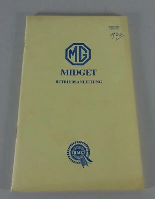 Istruzioni D'Uso / Manuale MG Midget Mk. I Stand 1962 - Tedesco - Immagine 1 di 4