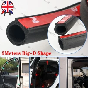Big D-shape Door Window Rubber Seal Strip Weatherstrip For Auto Car/Truck/Van UK - Picture 1 of 11