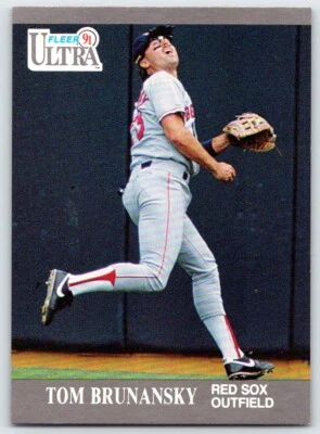 1991 Fleer Ultra Baseball Card Tom Brunansky #29 Boston Red Sox - Image 1 of 2
