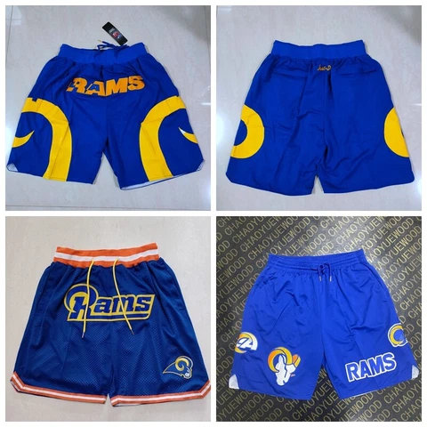 Classic Los Angeles Rams National Football League Men Blue Shorts Size:S-3XL Cover