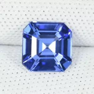 1,76 ct GLÄNZEND - BEST PURPLE BLUE AA NATURAL TANSANITE _ SQUARE See Vdo DIS - Bild 1 von 3