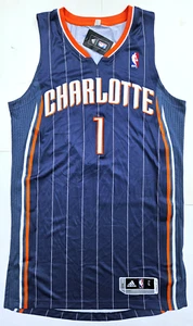 Adidas NBA Rev30 Authentic Charlotte Bobcats Kemba Walker #1 Signed Jersey L NWT - Picture 1 of 24