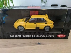 Kyosho 1/18 Lancia Delta Integrale HF GIALLA Yellow 08341Y - Imagen 1 de 11