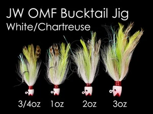 Plantilla Jigging World OMF Bucktail ENVÍO GRATUITO en EE. UU. - Imagen 1 de 6