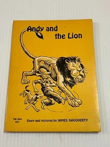 Vintage 1967 Andy and the Lion Scholastic Pb Book James Daugherty - Bild 1 von 7