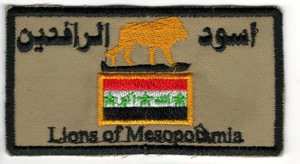 Iraq Army Patch Lions of Mesopotamia أسود الرافدين - Picture 1 of 2