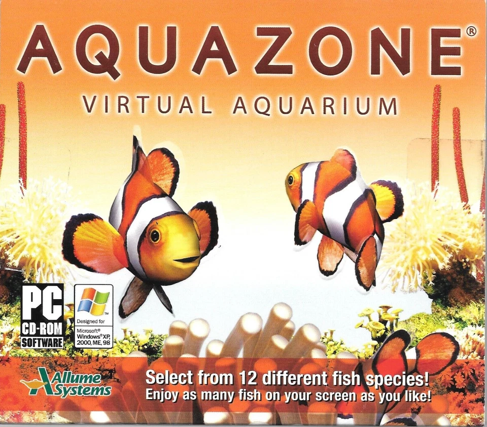 Aquazone Virtual Aquarium - Select From 12 Different Fish Species - PC CD-ROM - Image 1 of 2
