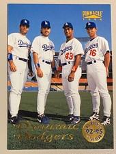 1996 Pinnacle Dynamic Dodgers - Mike Piazza Hideo Nomo Karros Mondesi #132