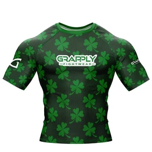 Irish Jiujitsu RashGuard BJJ Training Rashguard IRISH BJJ Grappling Rashguard - Picture 1 of 5