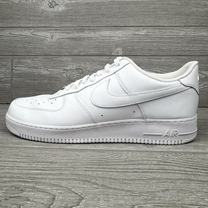 Nike Mens Air Force 1 Low '07 White Casual Shoes Sneakers Mens Size 17 - Picture 1 of 18
