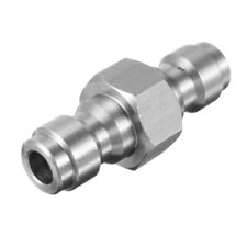 8mm Paintball PCP Stainless Quick Release Disconnect Coupler Doulbe Male Plug