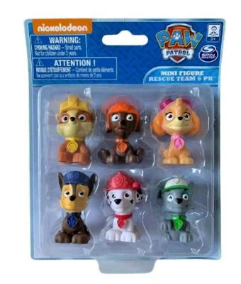 Мини-фигурки Paw Patrol Cake Toppers Chase Marshall Skye Rubble Rocky Toys - Изображение 1 из 4