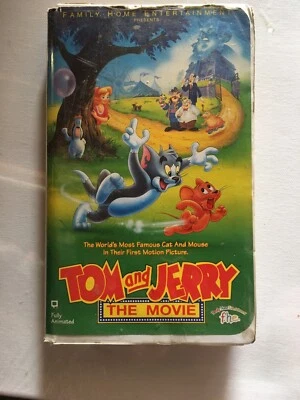 Tom & Jerry The Movie VHS Movie Clamshell Vintage - Image 1 of 3
