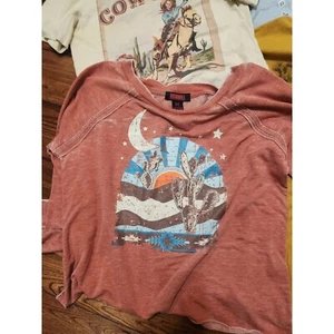 Western Cowboy T-Shirts Women Small Graphic Casual Top Lot of 6 READ - Picture 1 of 24