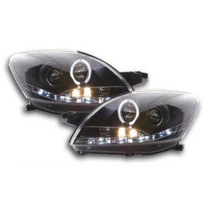 Toyota Vios Belta Yaris sedán 2008- faros LED negro - Imagen 1 de 4