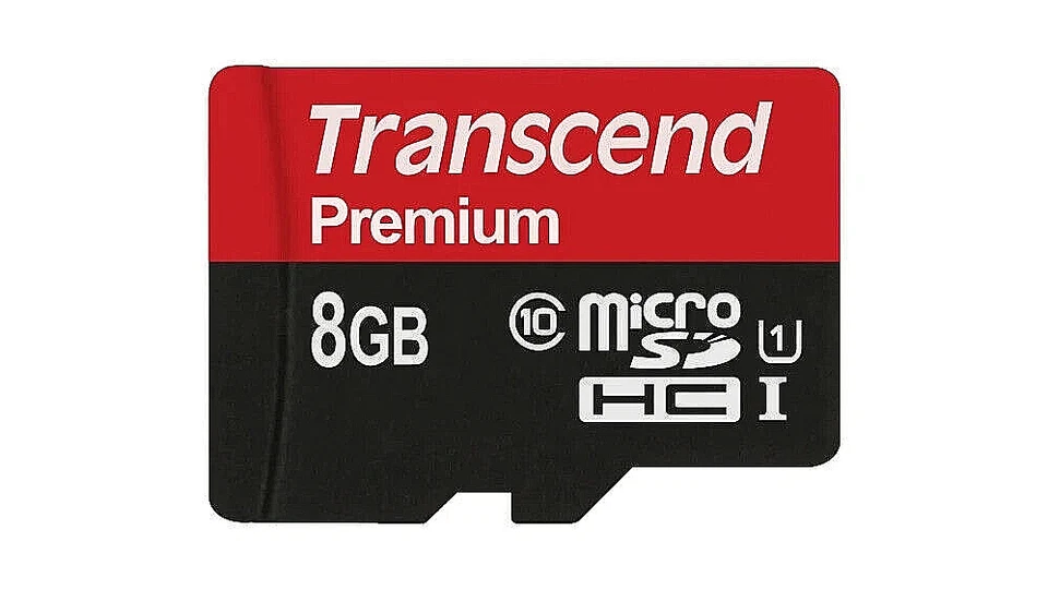 Trascend PREMIUM microSDHC UHS-I 8GB - art. TS8GUSDCU1  - Immagine 1 di 1