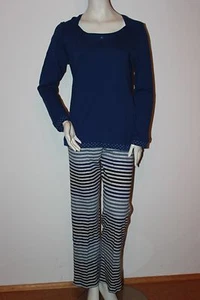 Triumph Pyjama Schlafanzug "Dots and Stripes AW16 PK LSL" Gr. 38 blau Longewear - Picture 1 of 11