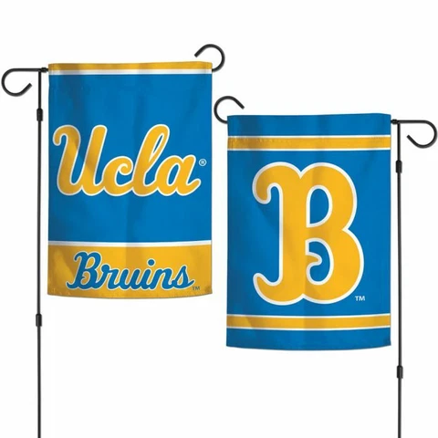 UCLA BRUINS 2 SIDED GARDEN FLAG 12"X18" YARD BANNER NCAA LICENSED Cover
